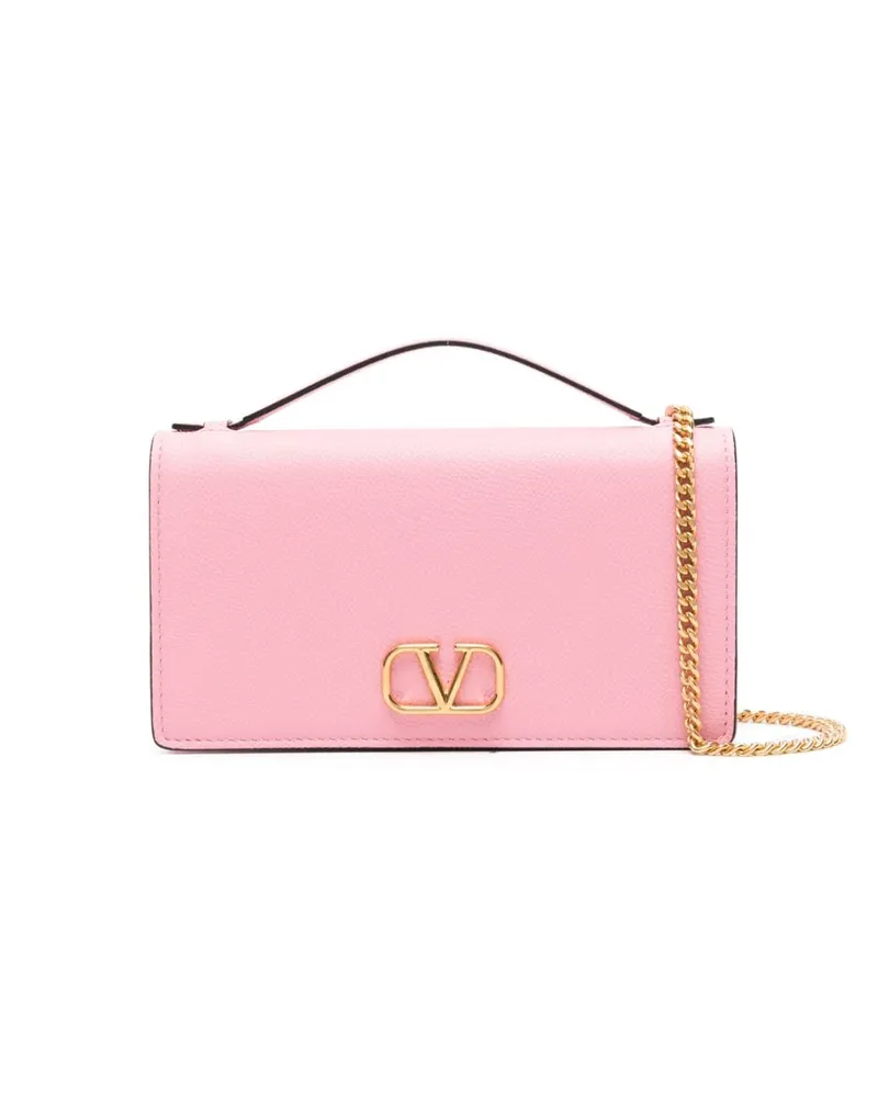 Valentino Garavani VLogo Signature Umhängetasche Rosa