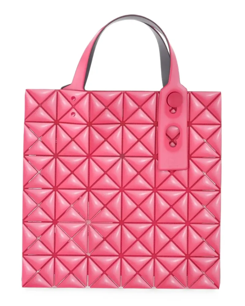 Issey Miyake Miniature geometric-panelled tote bag - Rosa Rosa