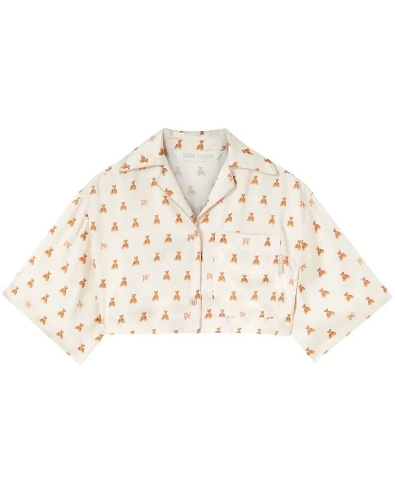 Palm Angels Bear Monogram Hemd - Nude Nude
