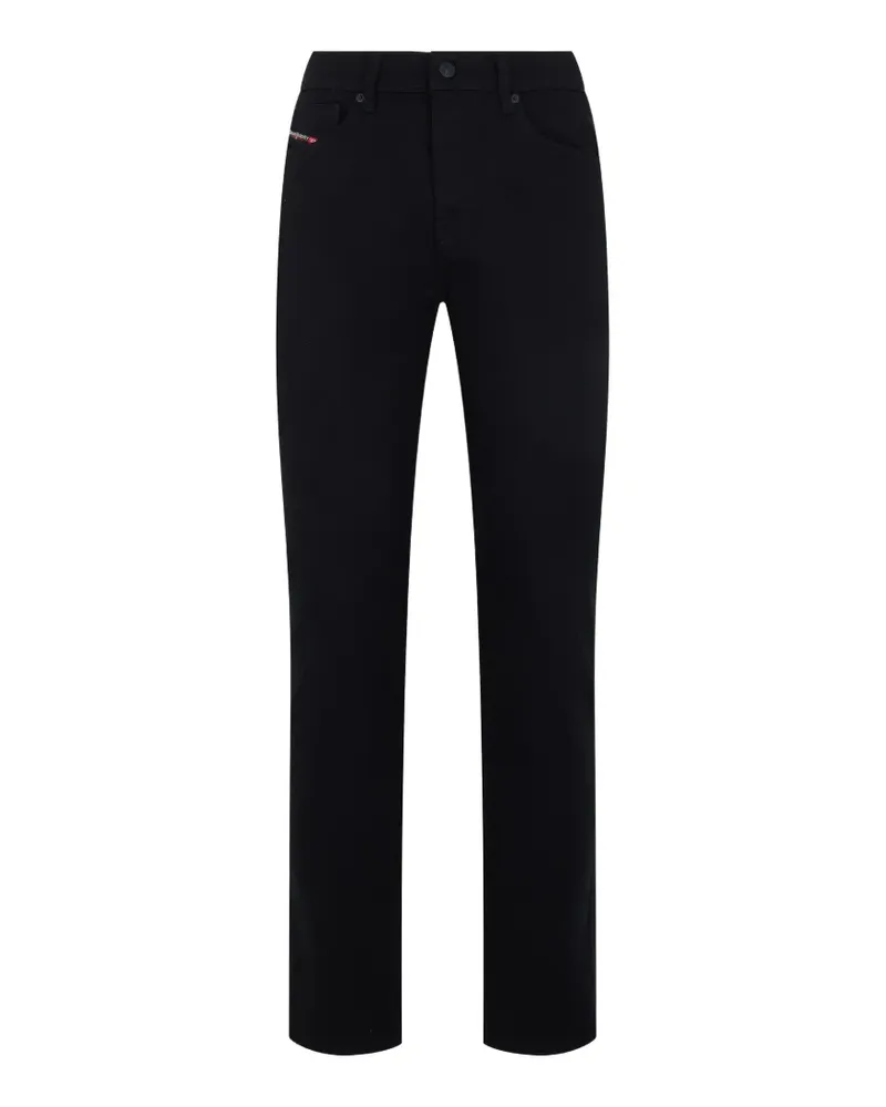 Diesel slim-fit straight-leg jeans - Schwarz Schwarz