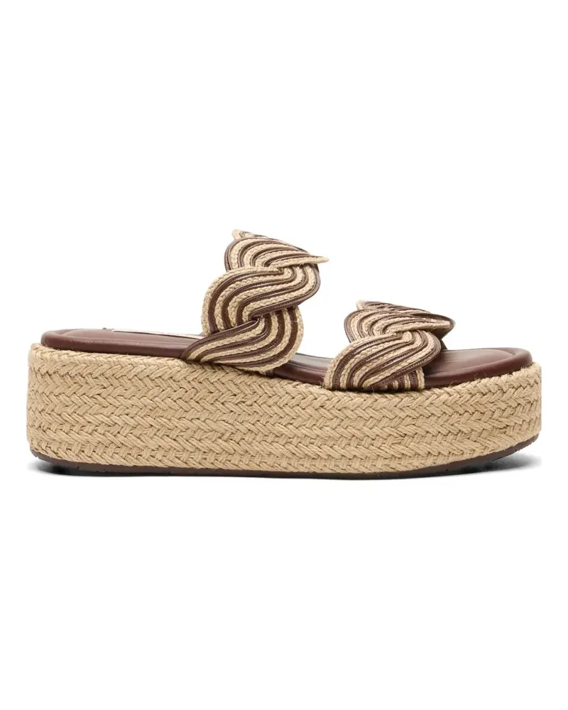 Casadei Thaiti platform sandals - Nude Nude