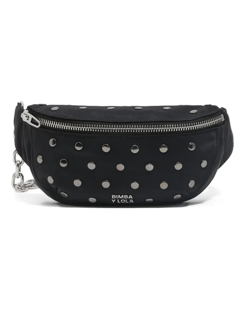 BIMBA Y LOLA Gürteltasche mit Nieten - Schwarz Schwarz