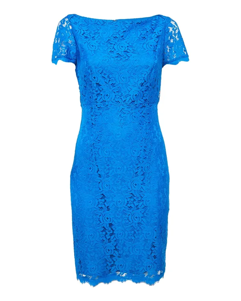 Diane von Furstenberg Kleid mit Spitze - Blau Blau