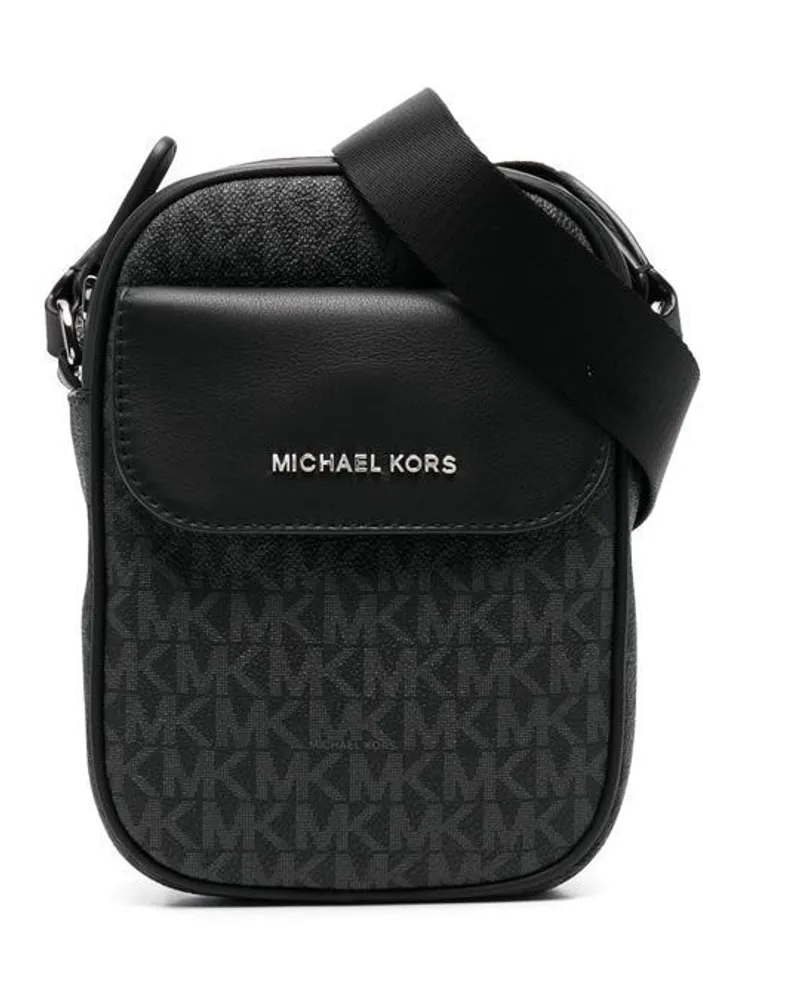 Michael Kors Hudson Kuriertasche Schwarz