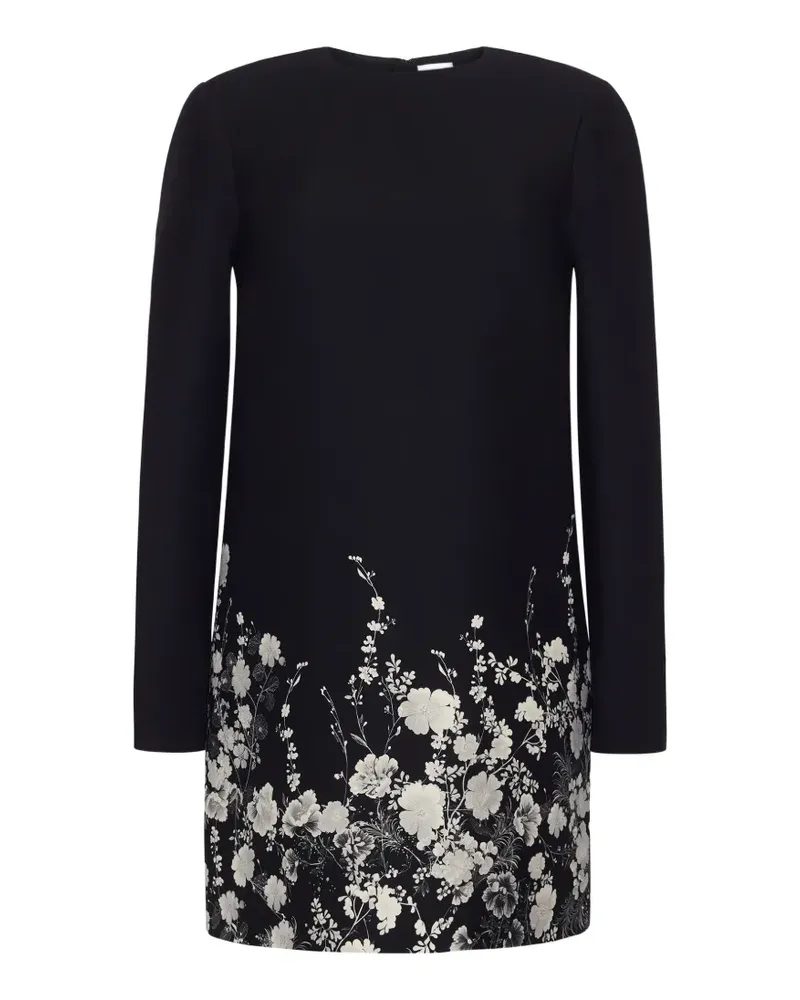 Adam Lippes Tilley floral-print mini dress - Schwarz Schwarz