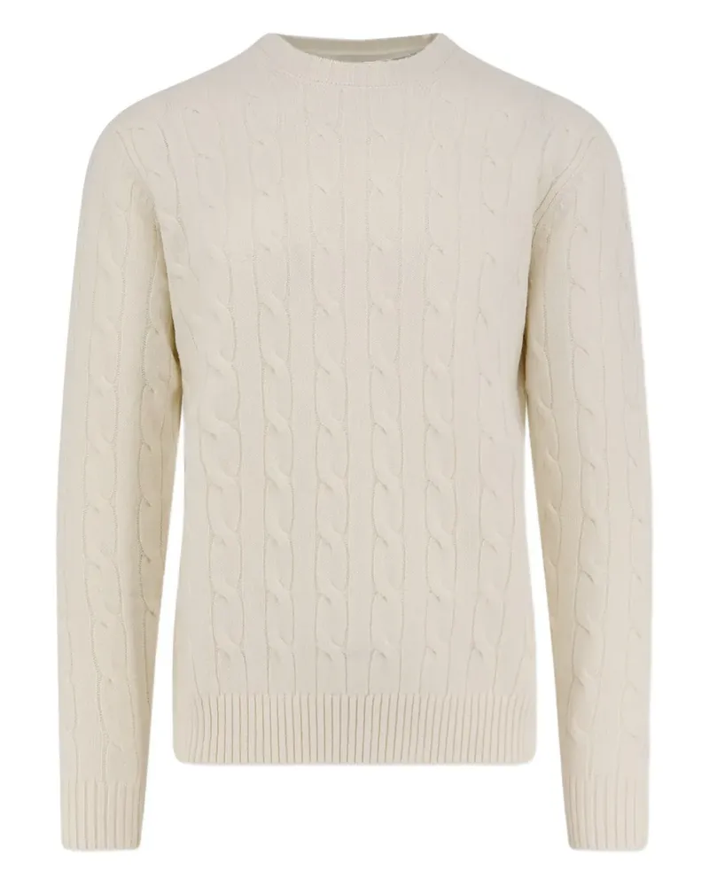 MC2 Saint Barth cable-knit wool sweater - Nude Nude