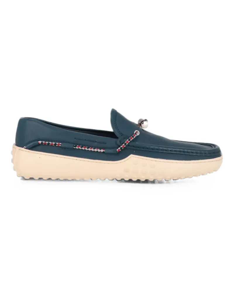 TOD'S Loafer mit gewebtem Detail - Blau Blau