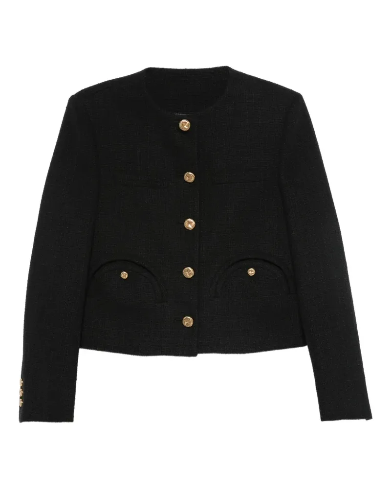 Blazé Milano Tweed-Jacke - Schwarz Schwarz
