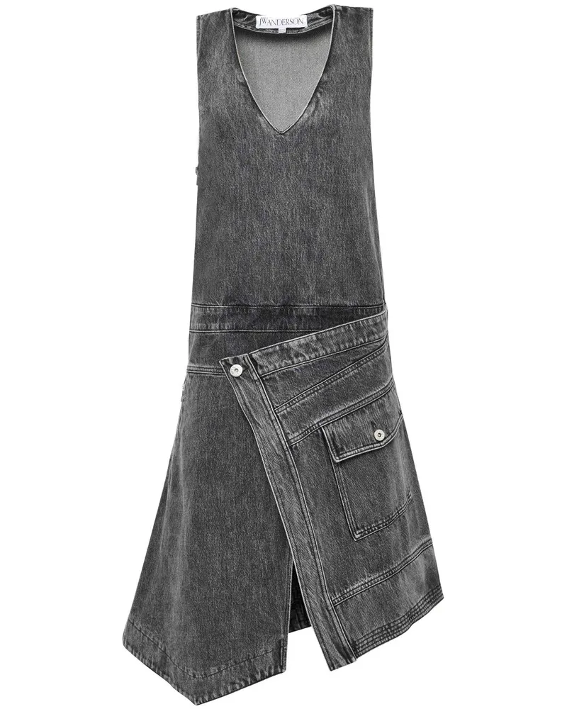 J.W.Anderson Ärmelloses Wickelkleid - Grau Grau