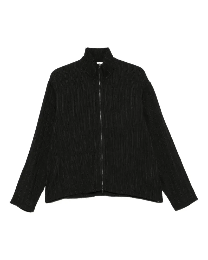 Our Legacy Schrunken zip-up jacket - Schwarz Schwarz