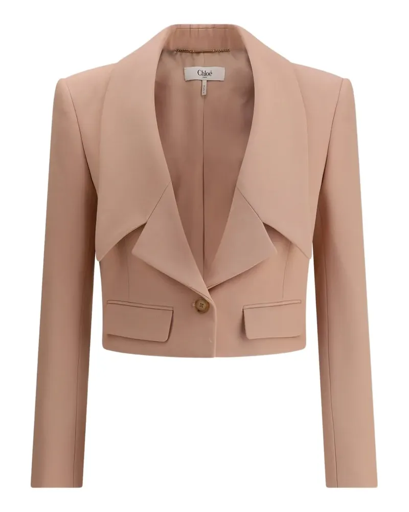 Chloé Cropped-Blazer - Rosa Rosa