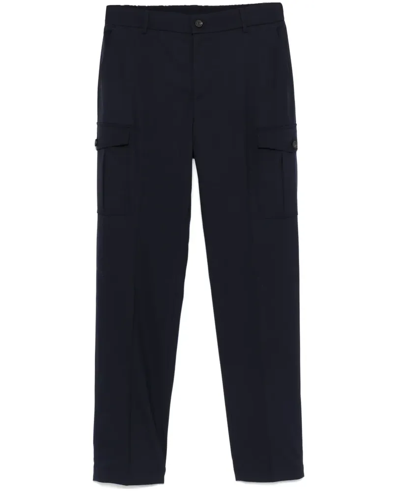 Peserico Hose mit Tapered-Bein - Blau Blau