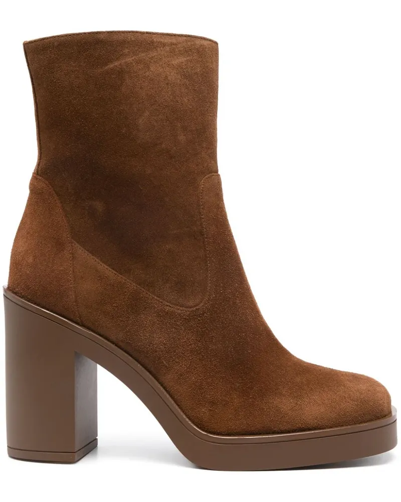 Stuart Weitzman Bethenny Stiefel 80mm - Braun Braun