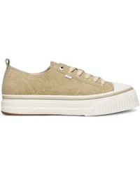 AMI Paris Ami de Coeur Sneakers aus Wildleder Nude