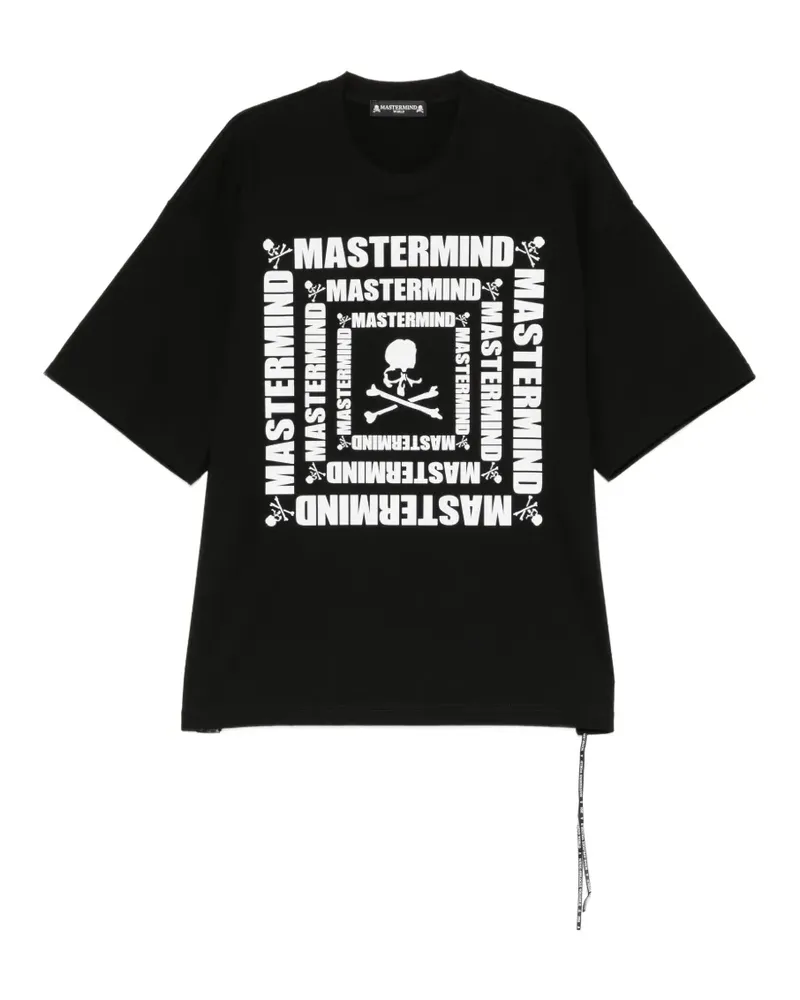 Mastermind World T-Shirt mit Totenkopf-Print - Schwarz Schwarz