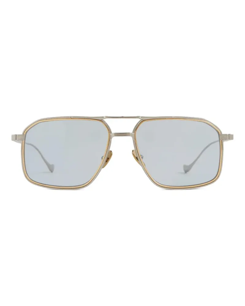 Cutler and Gross Klassische Pilotenbrille - Silber Silber