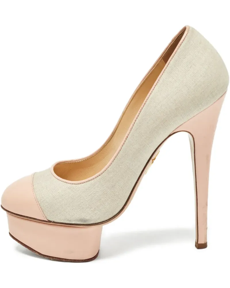 Charlotte Olympia Pre-owned Plateau-Pumps 140mm - Nude Nude