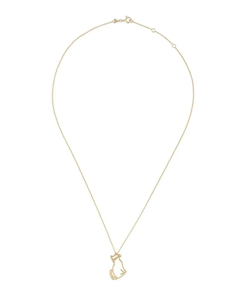 Aliita 9kt Gelbgoldhalskette Gold