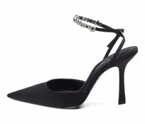 Delphine Pumps mit Knöchelriemen - Schwarz