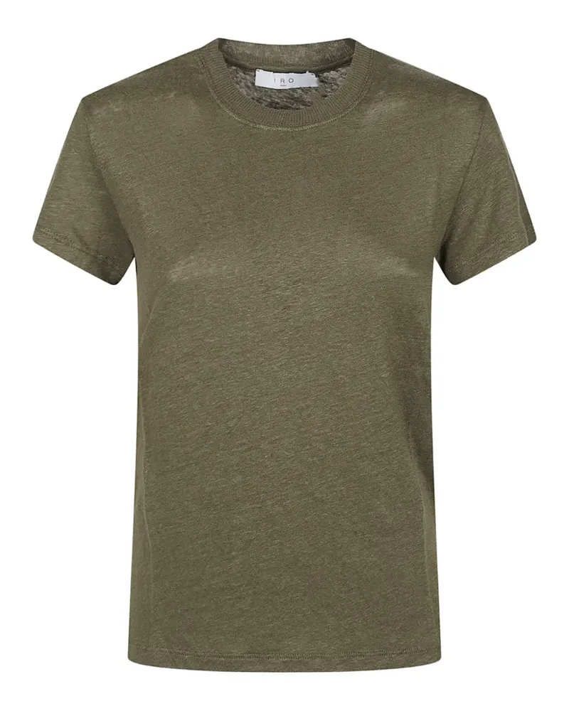 IRO T-Shirt mit rundem Ausschnitt - Grün Grün