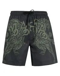 maharishi Muay Thai Badeshorts Schwarz