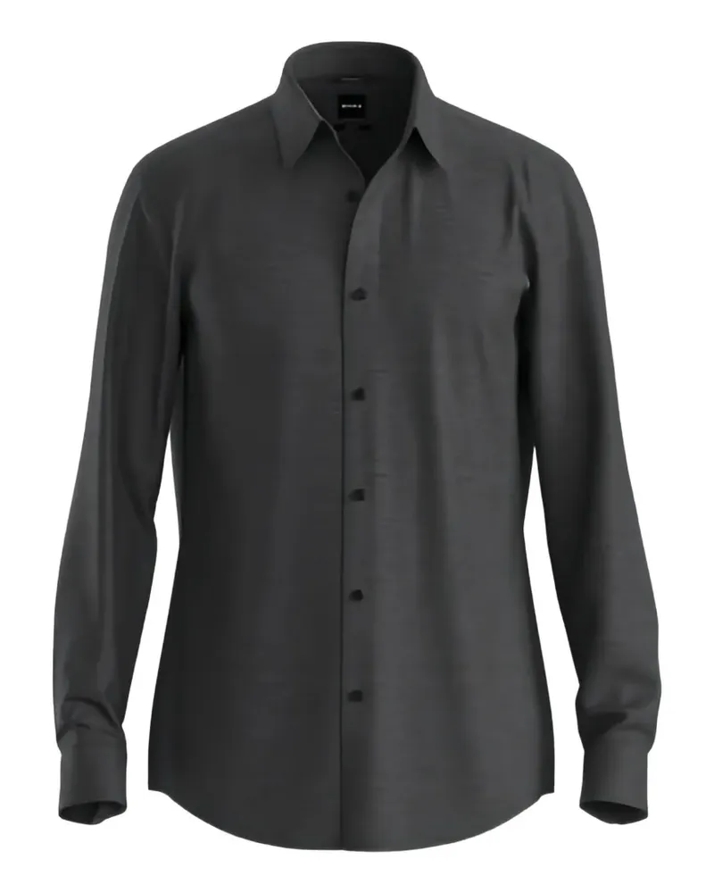 HUGO BOSS Langärmeliges Hemd - Grau Grau