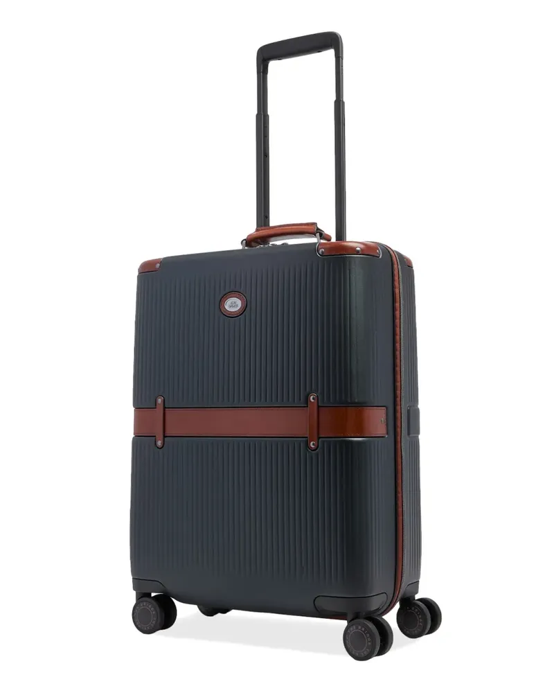 The Bridge leather-trim cabin suitcase - Grau Grau