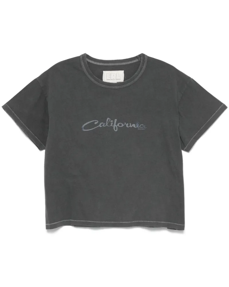 ERL California T-Shirt - Grau Grau