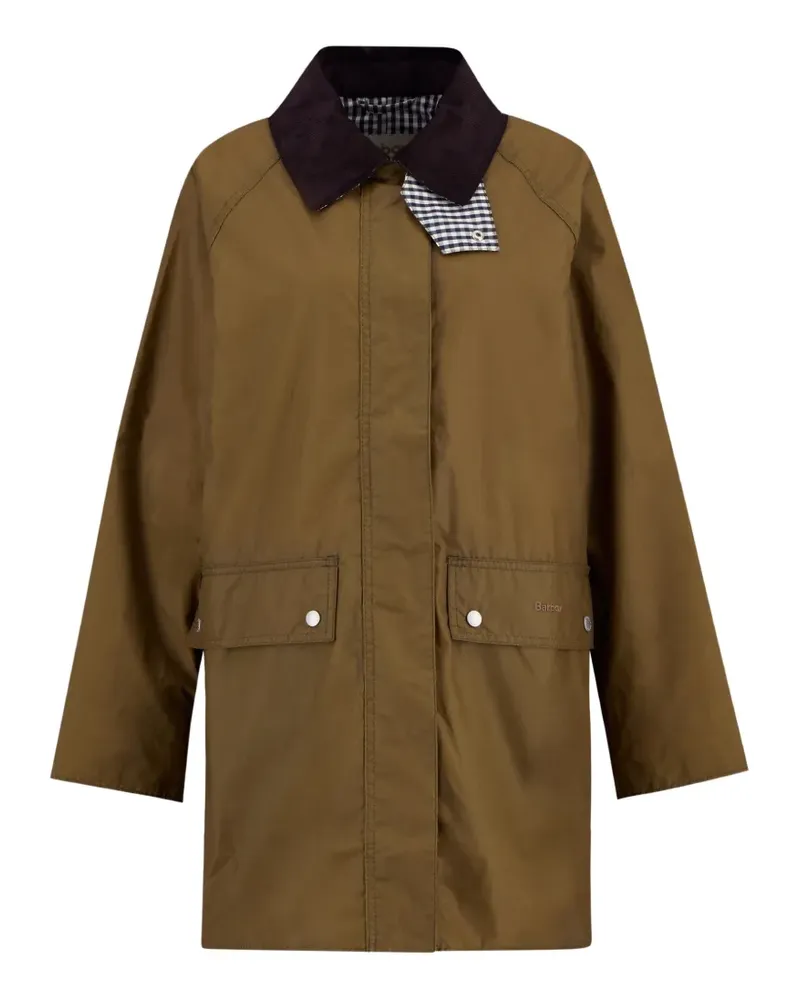 Barbour Mantel mit Karomuster - Braun Braun