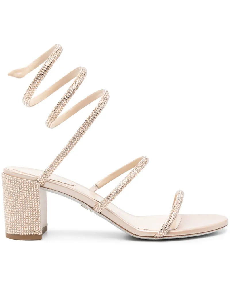 René Caovilla Cleo Sandalen 60mm - Gold Gold