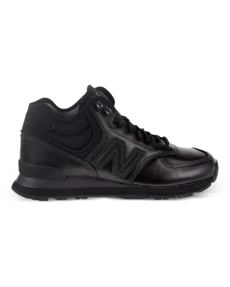 New Balance 574 High-Top-Sneakers - Schwarz Schwarz