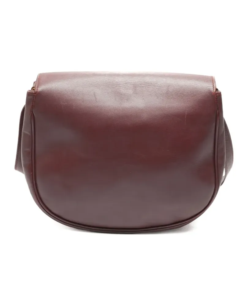 Cartier 1990s Must De logo shoulder bag - Rot Rot