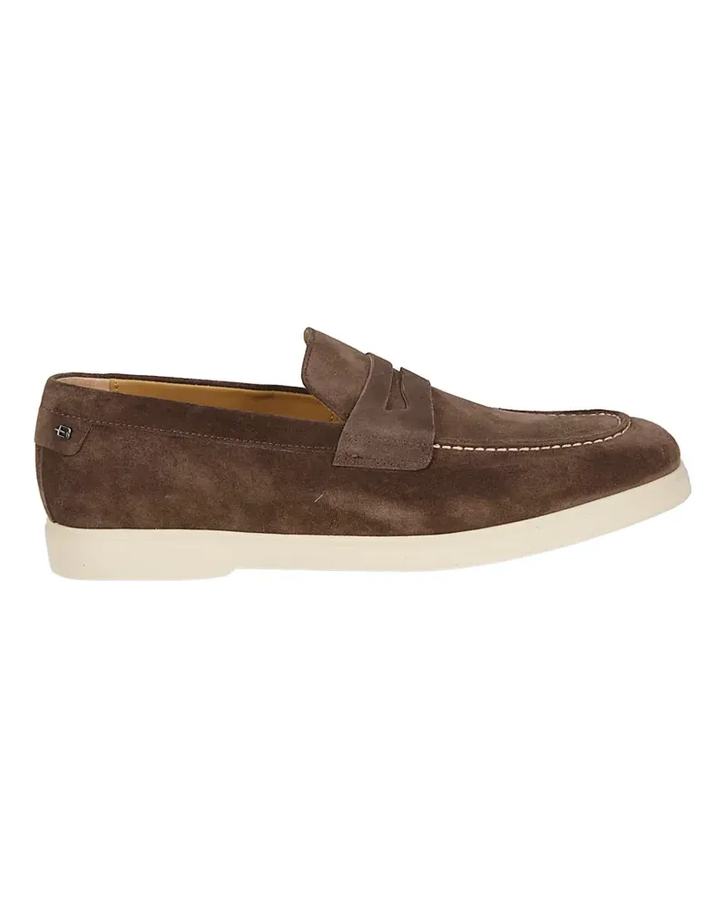 Baldinini suede penny loafers - Braun Braun