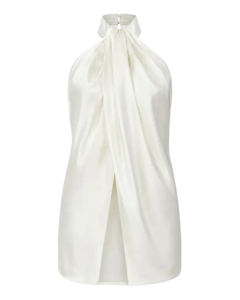 Stella McCartney Drapiertes Neckholder-Top - Nude Nude