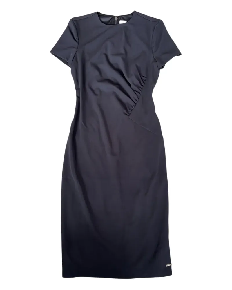 Calvin Klein crew-neck midi dress - Schwarz Schwarz