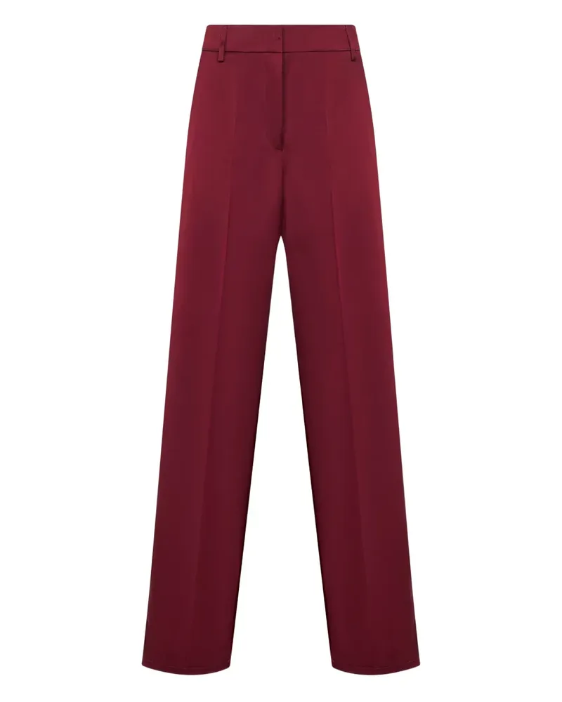 Blanca Hose mit Bügelfalten - Rot Rot