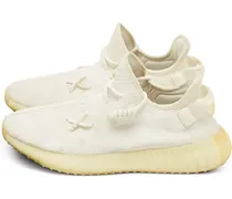 Gestrickte Boost 350 V2 Sneakers mit gerippter Sohle - Nude