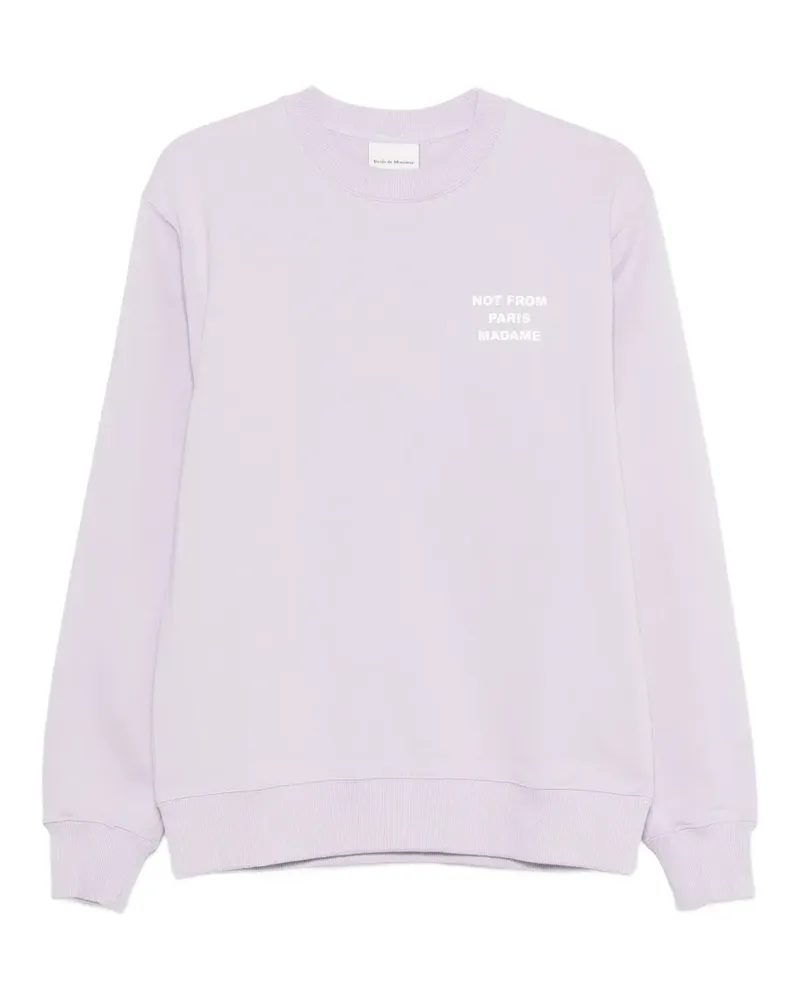 Drôle de Monsieur crew-neck sweatshirt - Violett Violett