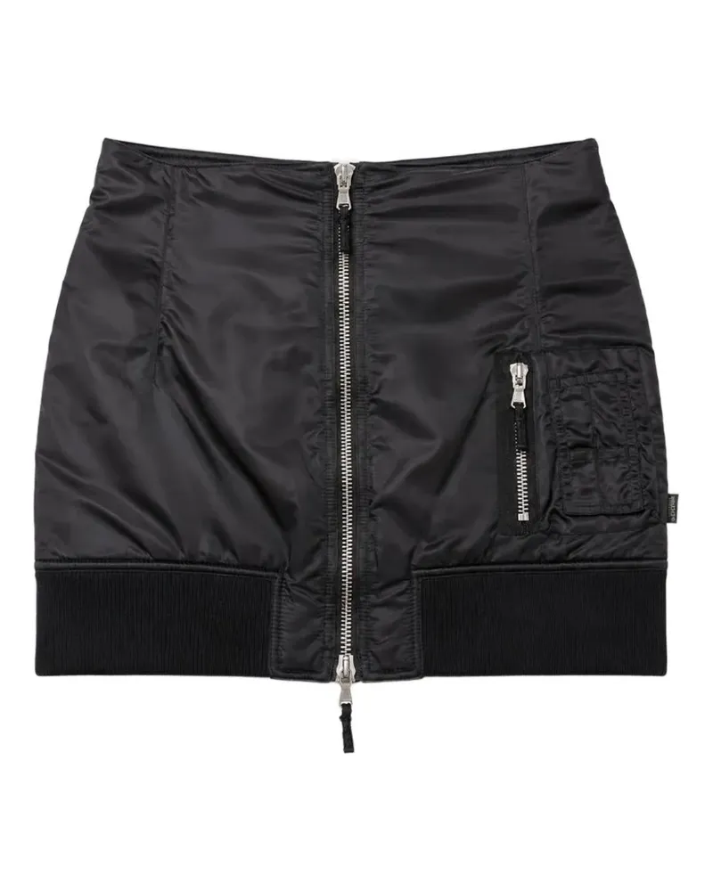 Jean Paul Gaultier Rock mit Logo-Stickerei - Schwarz Schwarz