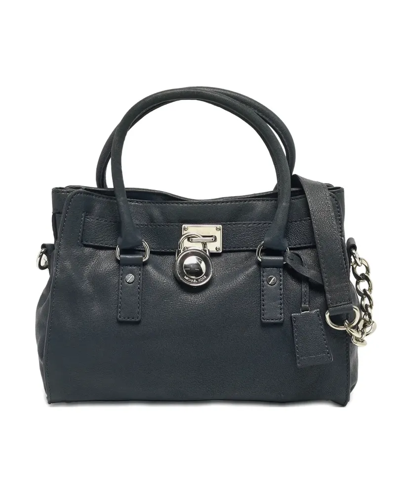 Michael Kors Hamilton leather tote bag - Blau Blau