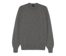 Klassischer Kaschmirpullover - Grau