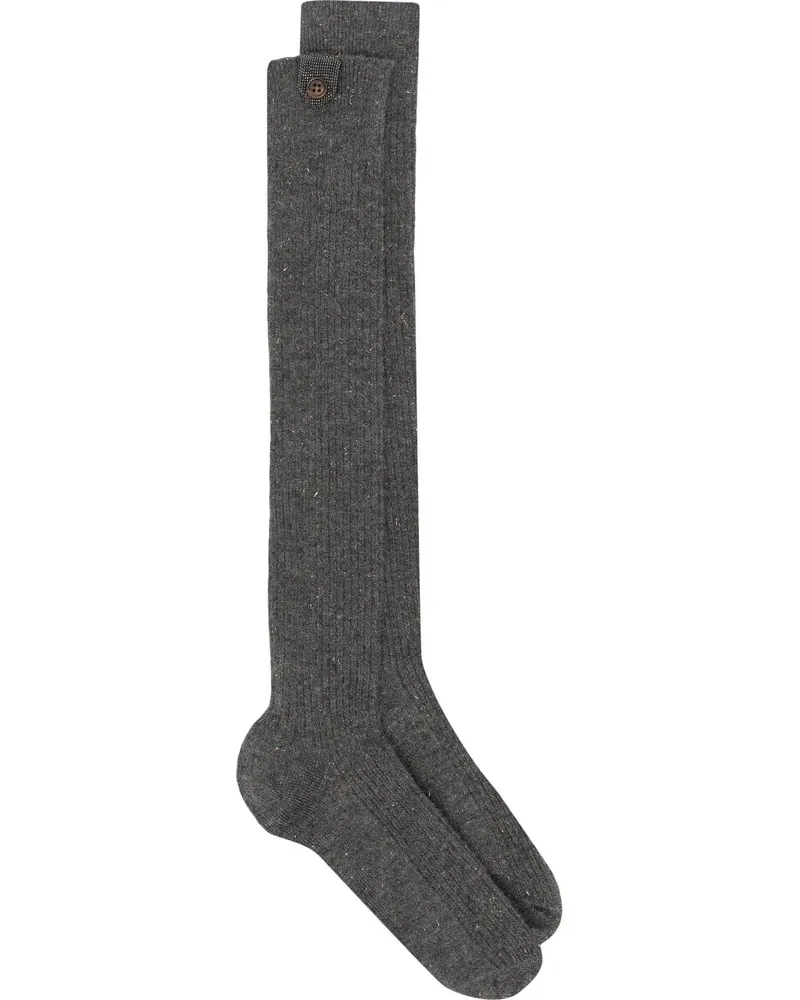 Brunello Cucinelli Gestrickte Socken - Grau Grau