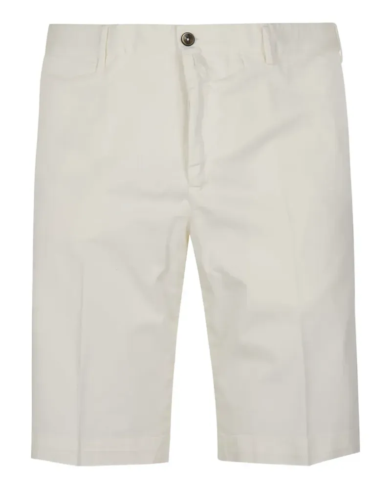 PT TORINO button-fastening chino shorts - Weiß Weiß