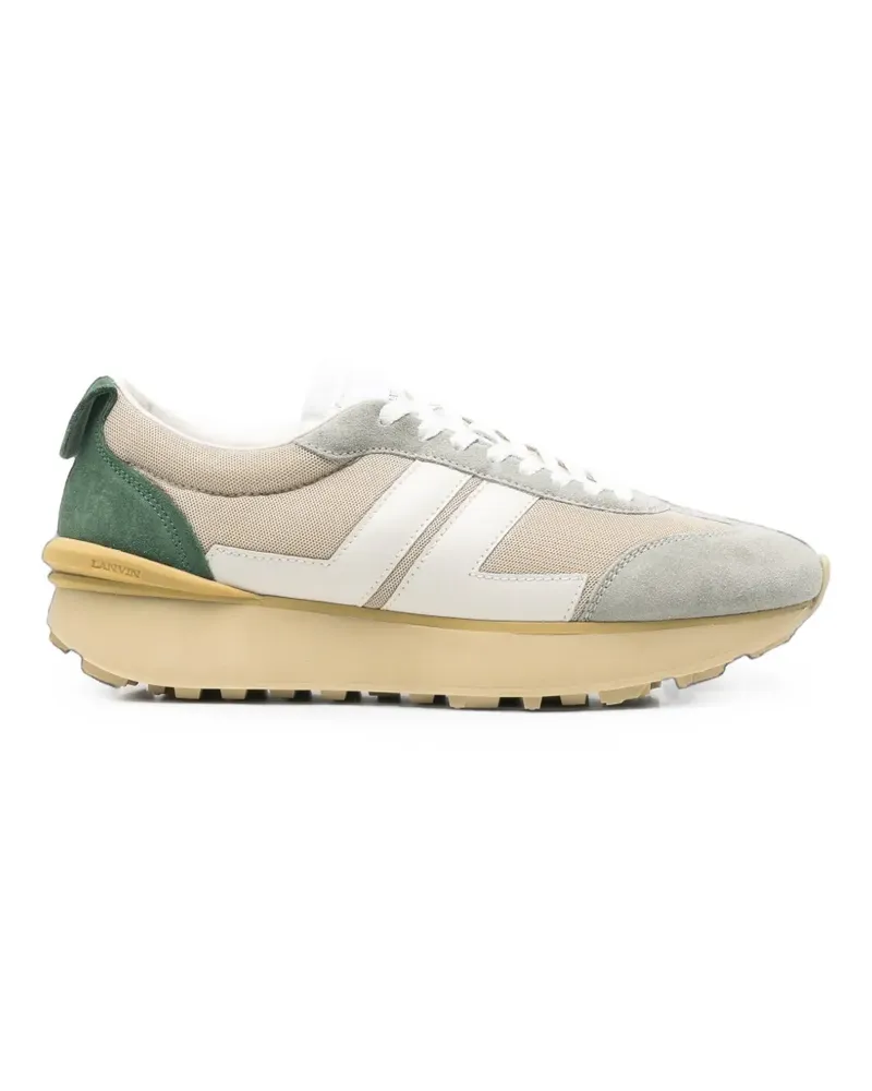 Lanvin Bumper Sneakers mit Mesh-Einsatz - Nude Nude