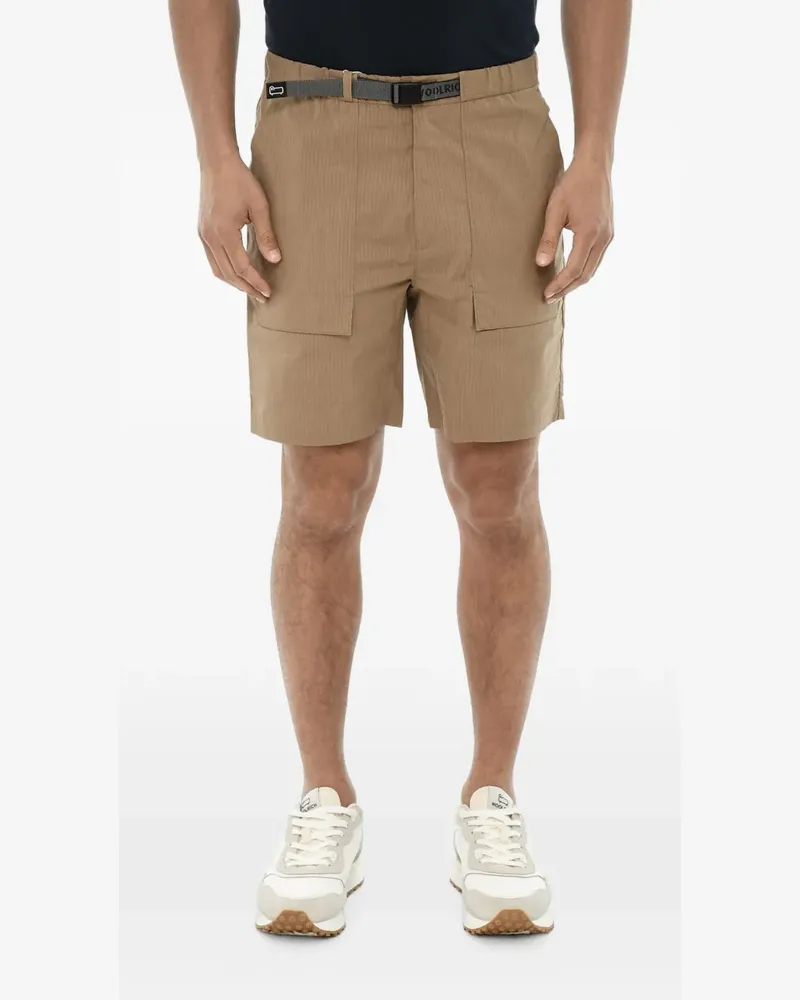 Woolrich checked ripstop shorts - Nude Nude