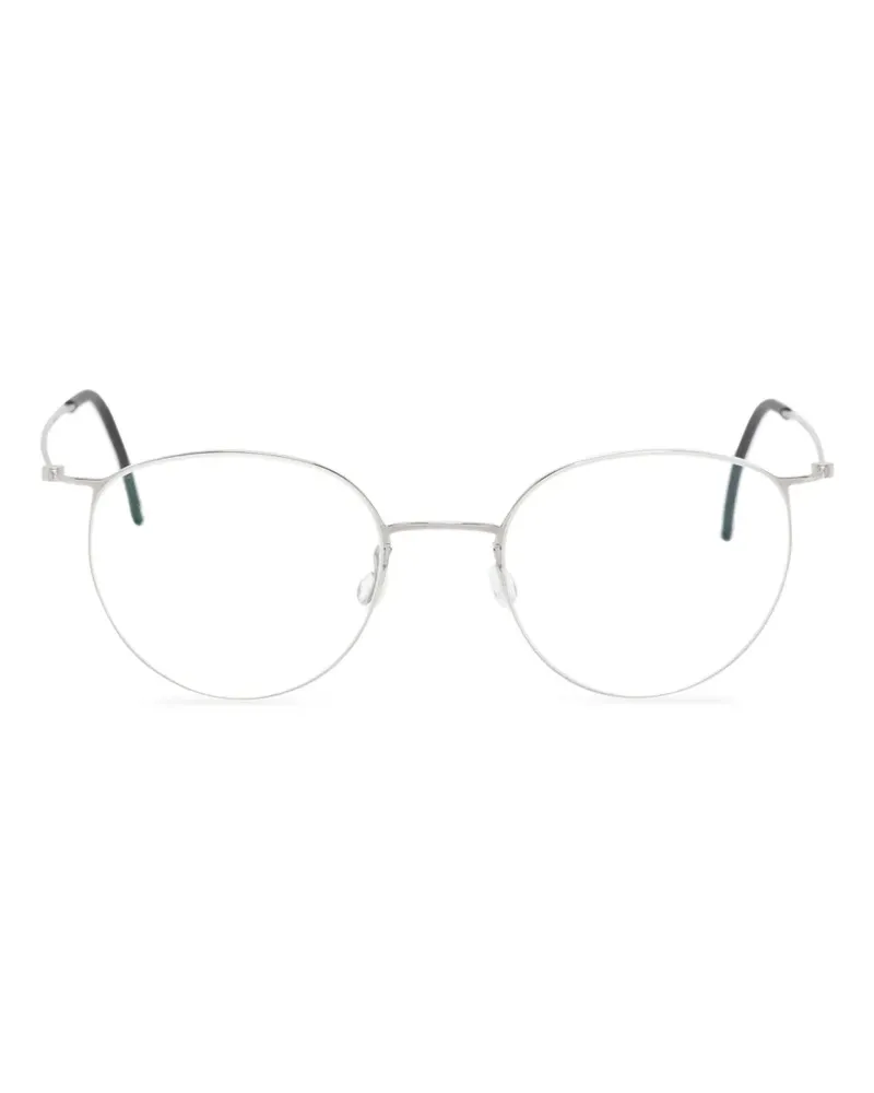 Lindberg Brille mit rundem Gestell - Silber Silber