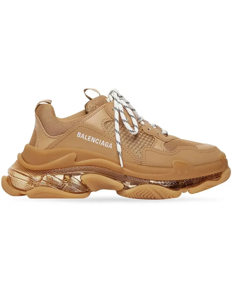 Balenciaga Triple S clear sole sneakers - Braun Braun