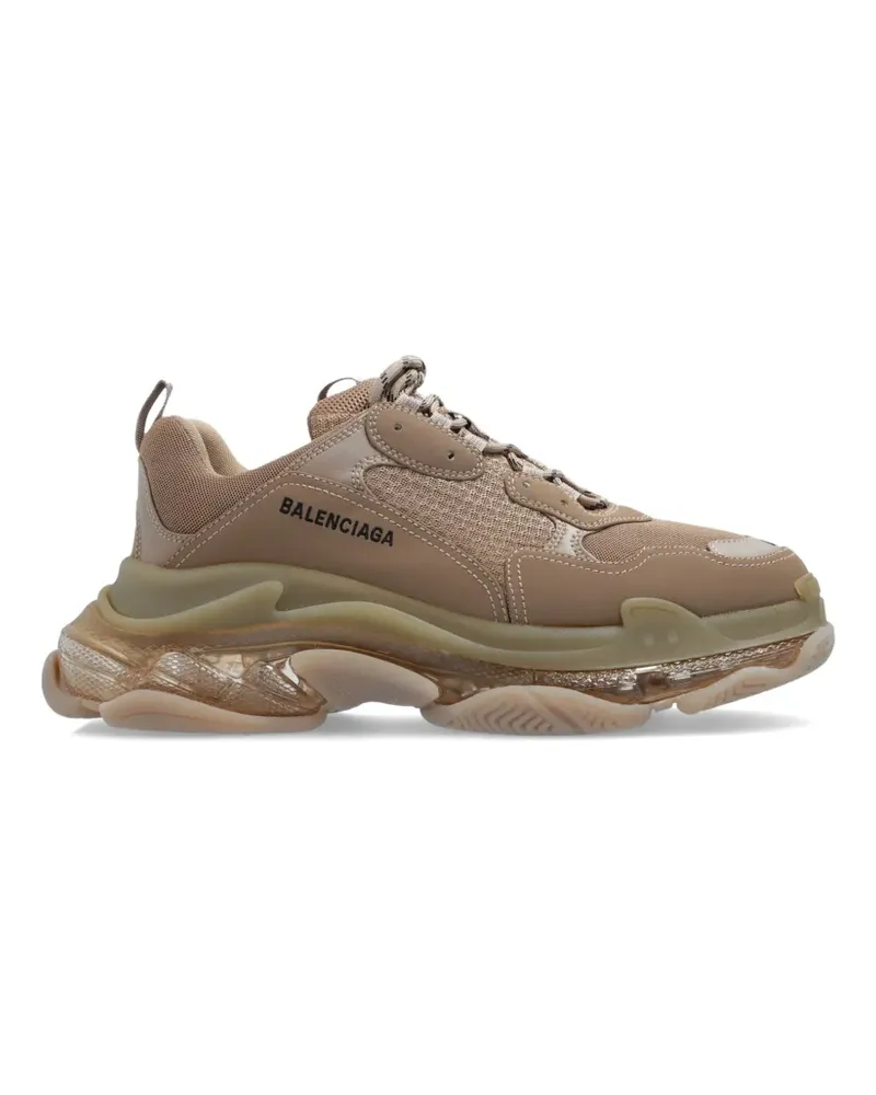 Balenciaga Triple S clear sole sneakers - Braun Braun