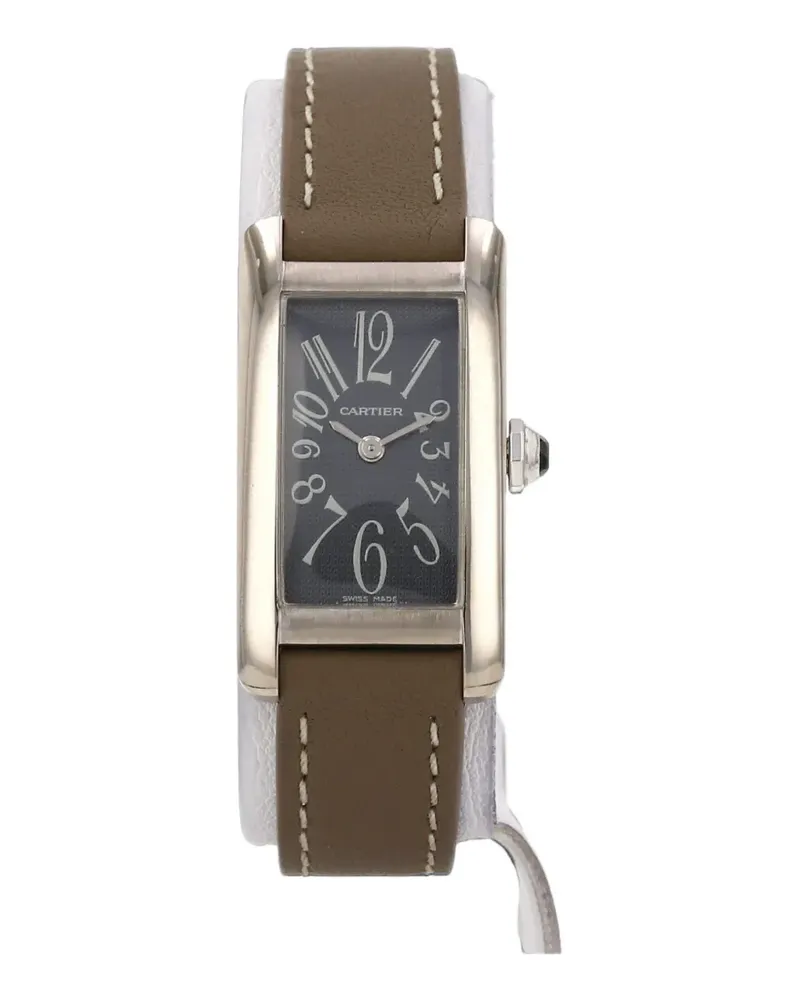 Cartier 2000s Tank Américaine Armbanduhr 19mm - Schwarz Schwarz
