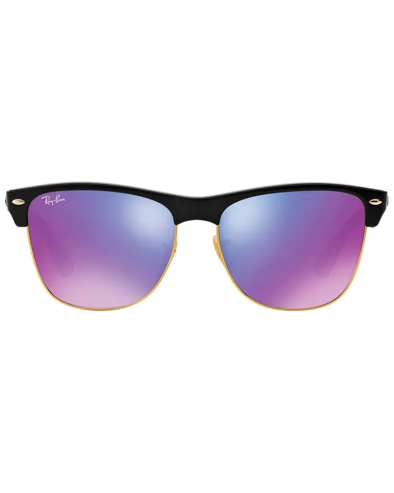Ray Ban Sonnenbrille mit Oversized-Gläsern - Schwarz Schwarz
